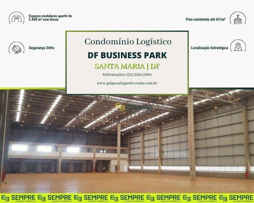 Imagem 1 de 15 de Galpão Para Alugar Em Santa Maria/df - Ga1020