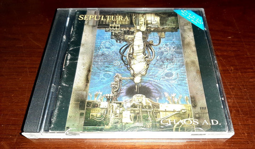 Sepultura Chaos A.d. Firmado X Paulo Jr 1993 Brasil Ozzyperu