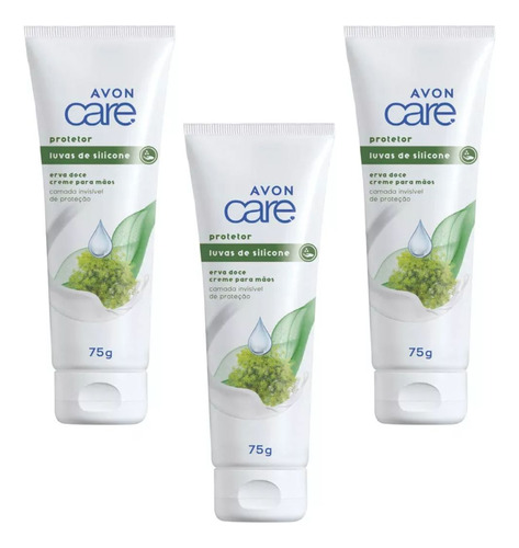 Kit 3 Und. Creme Protetor Para Mãos Erva Doce 75g