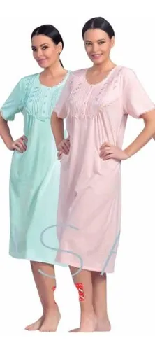 Camisa de dormir manga corta hot sale
