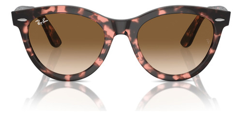 Lentes De Sol Wayfarer Way Rosado Havana Degradé Ray-ban
