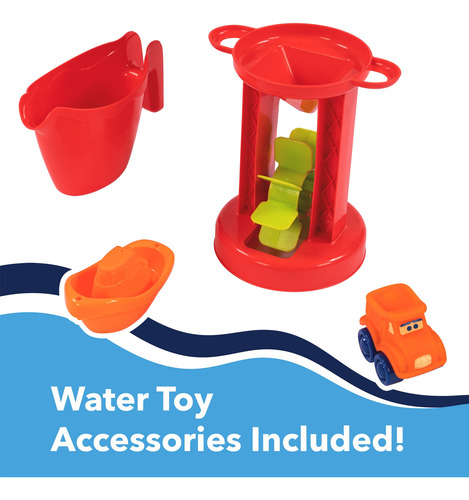 Mesa De Juego De Agua De 2 Lados Para Niños, Accesorios Incl