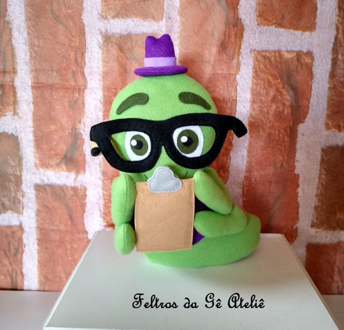 Mundo Bita - Mr. Plot Em Feltro - Decoração De Festa