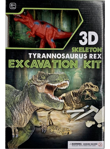 Kit Excavación Esqueleto De Dinosaurio T-rex