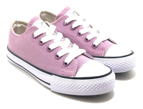Imagen 2 de 5 de Zapatilla Nene Nena Niños Lona Cordones Jaguar 8174 27-33