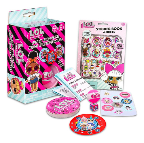 Lol Juego De Tarjetas De Muñecas Con Calcomanías