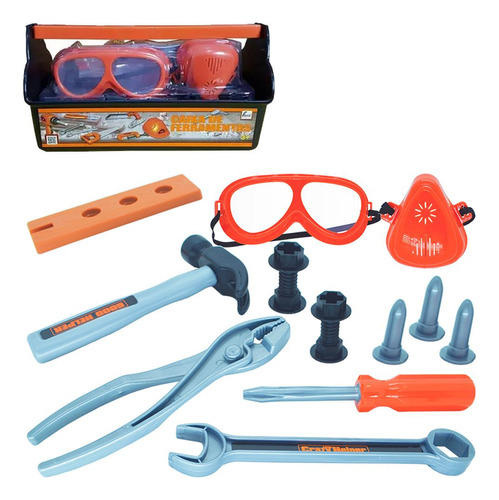 Kit Maleta De Ferramentas Fenix Brinquedos 3255 3+