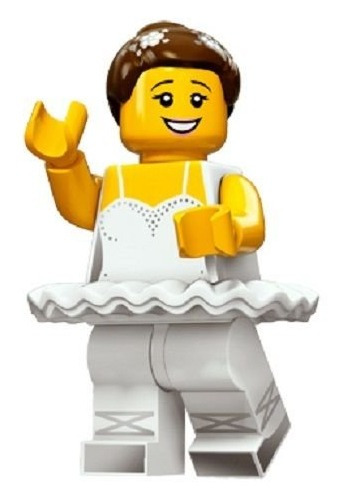 Minifigura Coleccionable Lego Serie 15 71011 - Bailarina