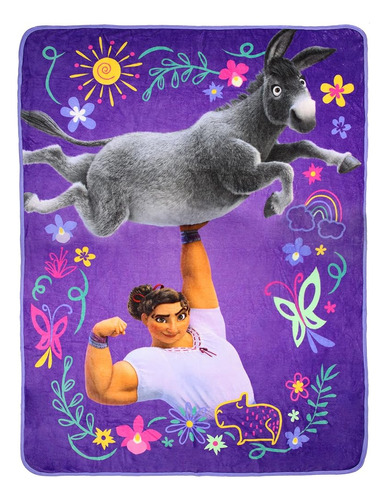 Northwest Disney Encanto Luisa Flex Donkey Lift Plush Throw 