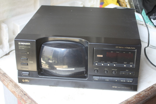 Cd Player Pioneer Pd-957 P/101 Discs Funcionando Tudo Preto (Usado)