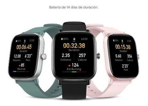 Smartwatch Amazfit Fashion GTS 2 Mini Sport 1.55" caja 1.55" de aleación de aluminio black, malla midnight black de silicona A2018