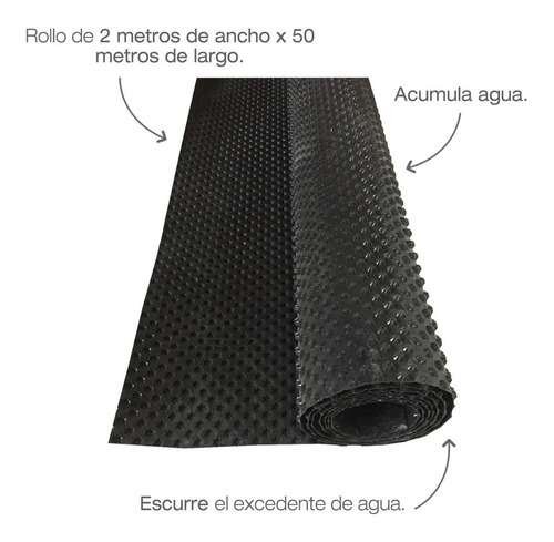 Imagen 3 de 6 de Tl Plus Dren Techos Verdes Placa Drenante X M2