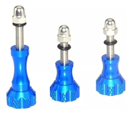Kit De 3 Piezas De Aluminio Tornillos Para Camaras Gopro