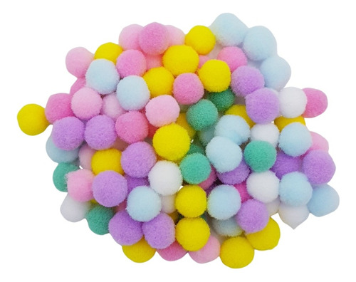 Pompom Candy Color 10mm - 200 Unidades
