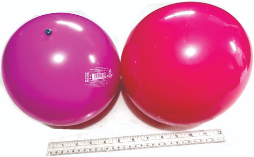 15 Pelotas 8.5 - 20cms  Rosa O Fushia ..sin Inflar.. Remate 