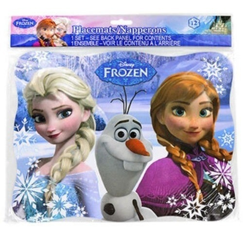 Set 12 Manteles Individuales De Frozen Importados.