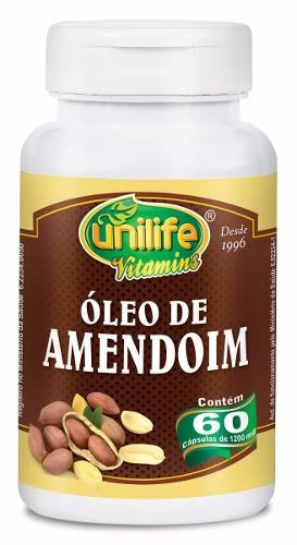 Óleo De Amendoim 60 Cápsulas - 1200mg - Unilife