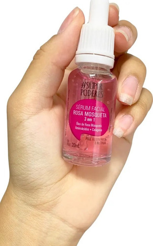 Sérum Facial Rosa Mosqueta 3 En 1 Colageno Y Aminoacidos