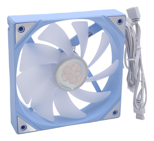 Ventilador Pwm Case De 120 Mm Argb 9 Blades Rolamento Hidráu