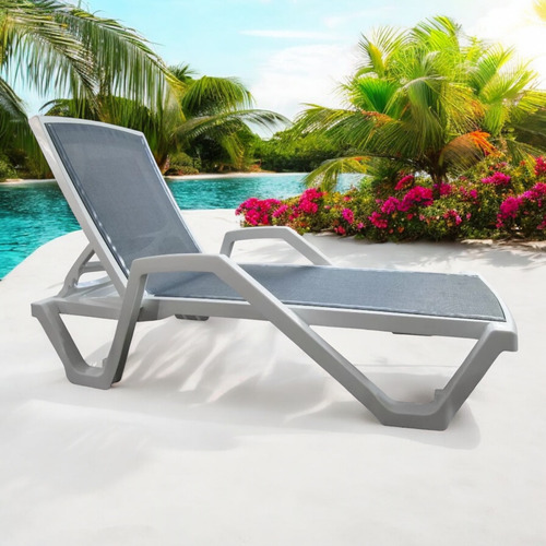 Camastro Ajustable Dos Posiciones Para Exterior Jardin Bek