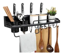 Comprar Repisa De Cocina Porta Cubiertos Chuchillo Especias 60 Cm
