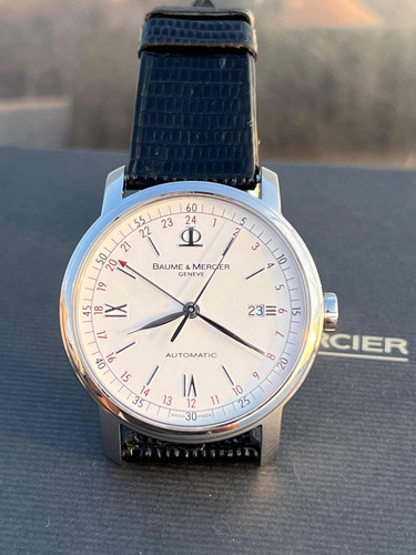 Reloj Baume & Mercier Geneve Gmt Automático Suizo Original