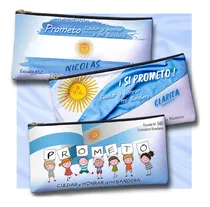 Comprar 10 Cartucheras Promesa Bandera Personalizada Aula\u002Fcolegio