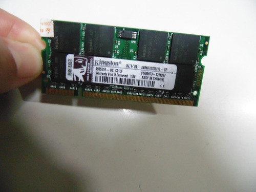 Memória Para Notebook 1gb Ddr2 Kingston Kvr667d2s5/1g (Usado)