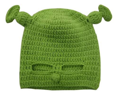 Gorro Shrek Nuevo De Punto Animado Bonito Divertido Disfraz