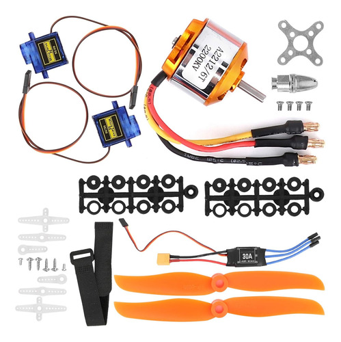 Kv2200 Rc Aircraft Motor Kit, 2rc Aircraft Accesorio 212 Kv2