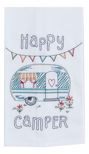 Kay Dee Designs R3011 Happy Camper Wrapped Flour Sack Toalla
