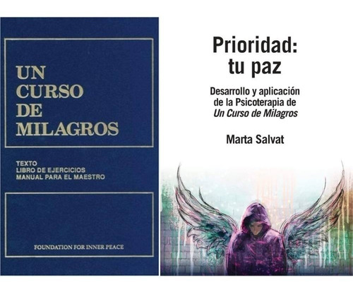 Un Curso De Milagros + Prioridad Tu Paz De Marta Salvat