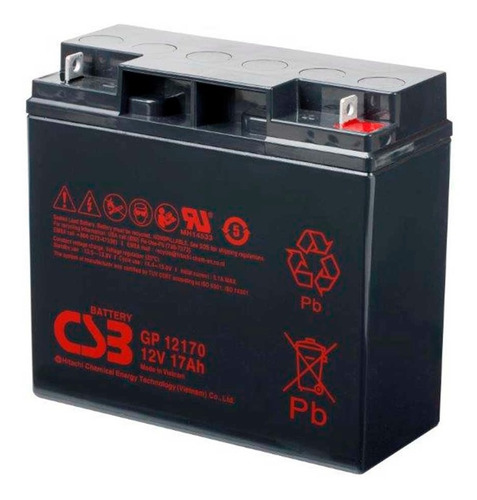 Imagen 1 de 4 de Bateria 12v 17ah Csb Gp12170 Ups Eaton Apc 1500 2200 3000