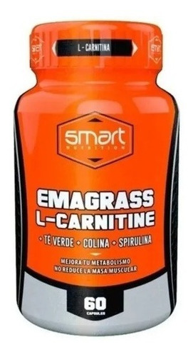 L Carnitine 60 Caps Emagrass Smart Nutrition Carnitina