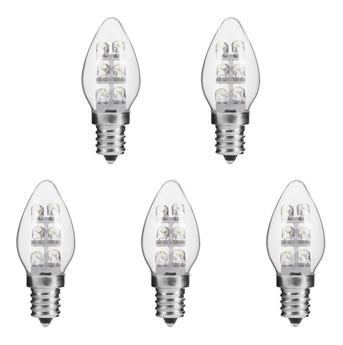 Bombilla Led Forma Torpedo Luz Blanca Equivalente Decorativa