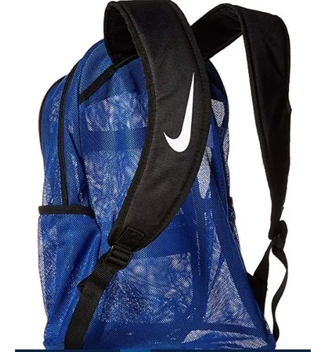 Mochila Escolar Deportiva Nike Brasilia Para Hombre Azul Rey