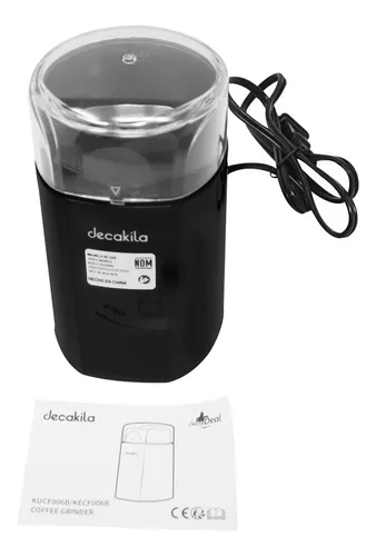 Molino De Café Electrico 60 G Negro Decakila Kucf006b