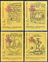 Comprar Argentina, Serie Gj 2459-2462  Espamer 90  1989 Mint L19052