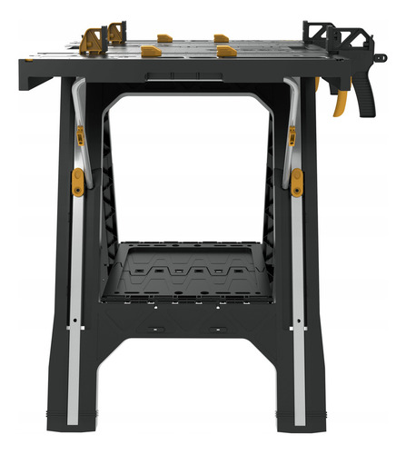 Mesa De Trabajo Plegable Y Caballete Para Sierra 2 En 1 Cat
