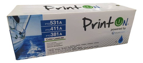 Toner Hp Cc 531a Ce 411a Cf381a Cyan Lases Cp2020 M476 M475