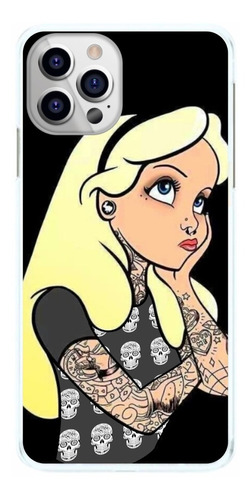 Capinha Alice Rockeira Tatuada Punk Rock Capa Celular