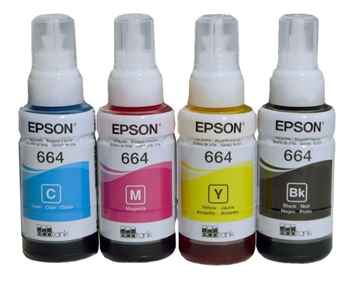 Tintas Epson 664 Original Ecotank  (precio Por Cada Color)