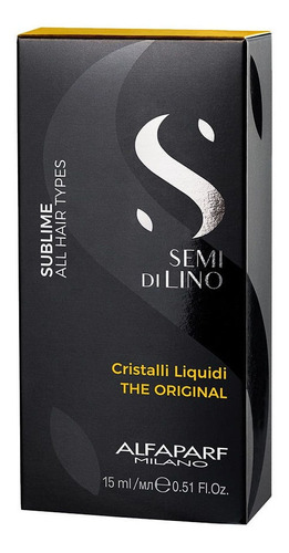 Serum Capilar Alfaparf Milano Sublime Cristalli Liquidi 16ml