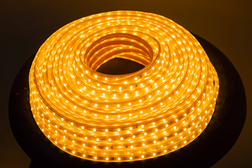 Manguera Led 5050 50 Mts Color A Seleccionar Exterior 110v Luz Amarillo