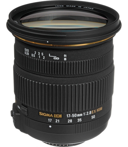 Sigma 17-50mm F/2.8 Os HSM Canon e Nikon Leia a descrição