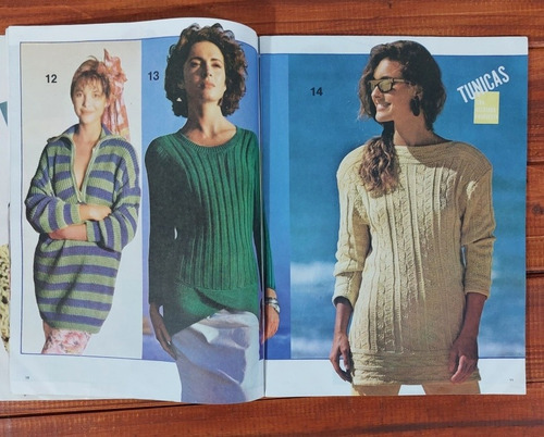 Revista Tejidos Chic 1989 Antigua Usada (Usado)