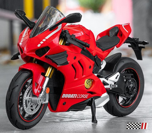 . Modelo De Motocicleta De Liga Leve 1:10