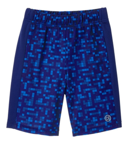  Short Bermuda Basquet Deportivo Crazy8  Azul Niños Algodón