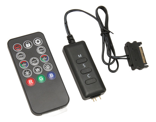 Controlador Inalámbrico Argb, Fuente De Alimentación Ajustab