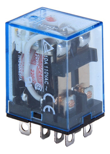 Ly2n J Ly2nj Ac 220v 10a Relé De Relé De Alimentación De 8 P